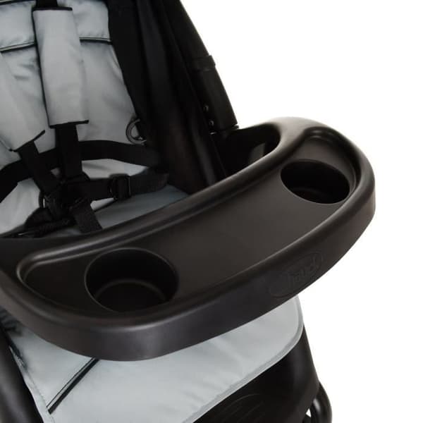 HAUCK Shopper Neo II Pushchair Cane - Kaviar Silver