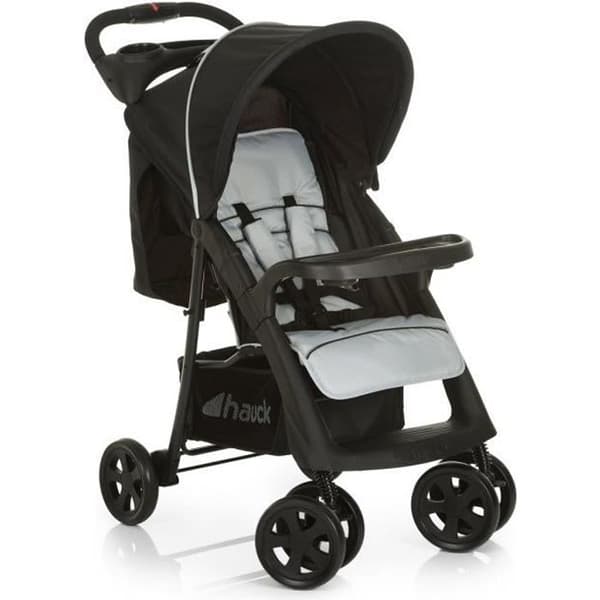 HAUCK Shopper Neo II Pushchair Cane - Kaviar Silver
