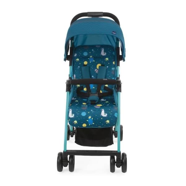 CHICCO Ohlala 3 kompakt vagn - Från födseln - Upp till 15 kg - Lutande ryggstöd - Säkerhetsbygel - Blue Space