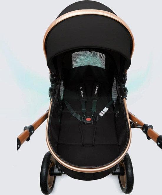 Lyxig barnvagn - 3 i 1 barnvagn