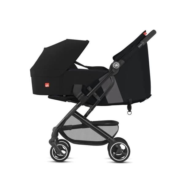 GB Qbit+ All-City stadsvagn Krom/svart chassi Vanilla Beige sits 2020 - Kompakt och bekväm