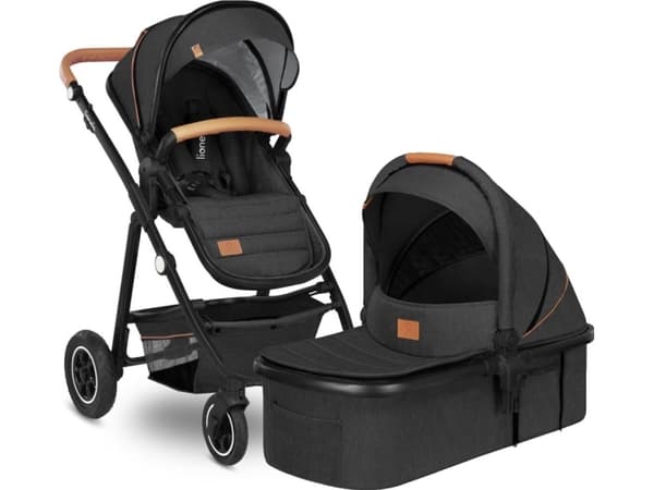 Lionelo lastenrattaat - Amber 2In1 harmaa grafiitti