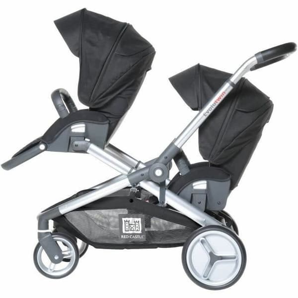 Lastenrattaat RED CASTLE Evolutwin Musta