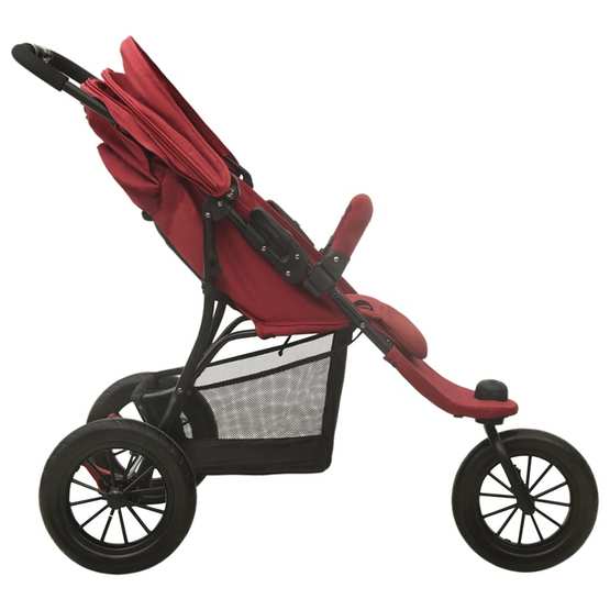Barnvagn Röd Stål