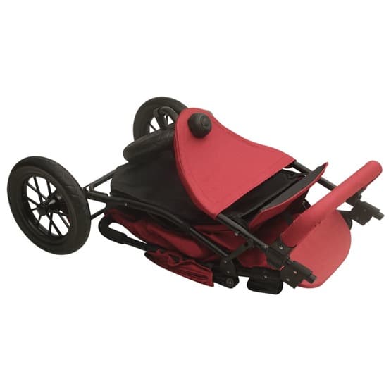 Barnvagn Röd Stål
