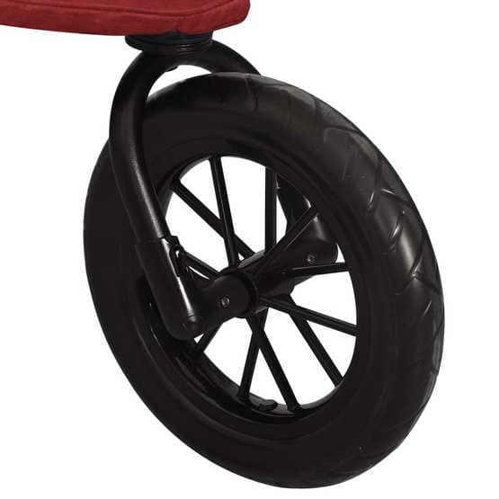 Barnvagn Röd Stål