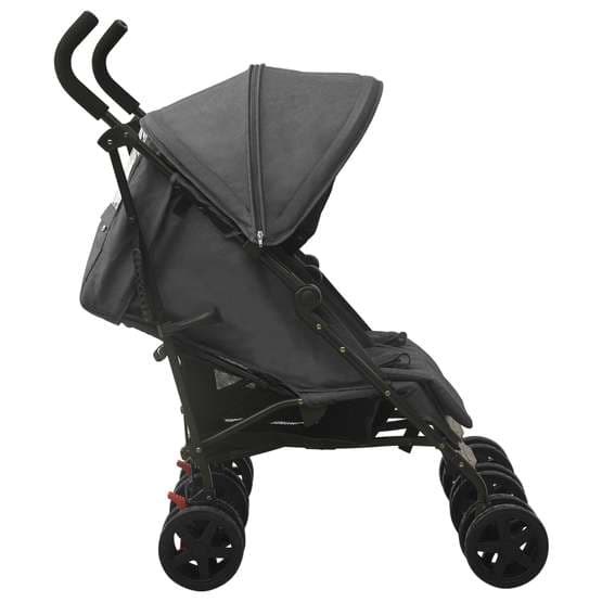 Tvillingvagn Antracit Stål - 1