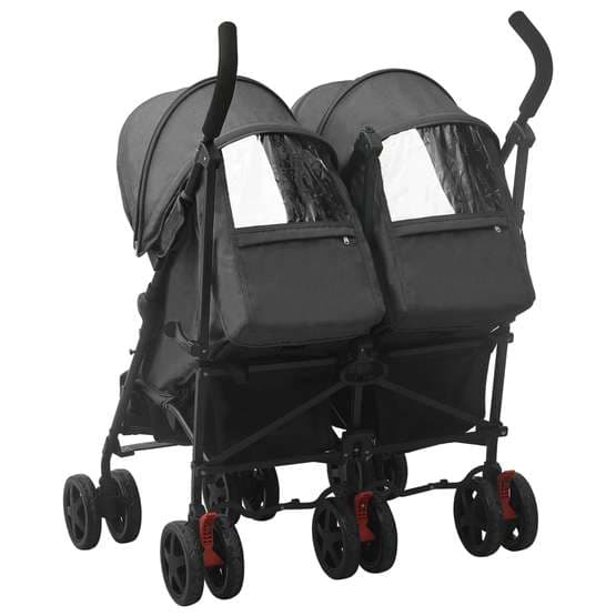 Tvillingvagn Antracit Stål - 1
