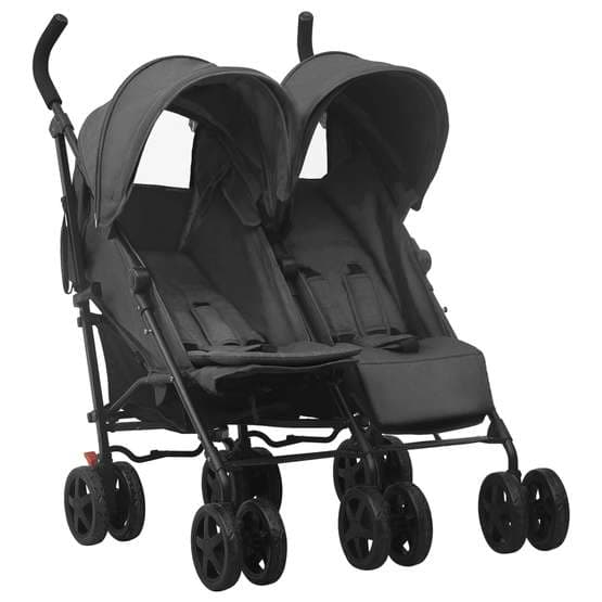 Tvillingvagn Antracit Stål - 1