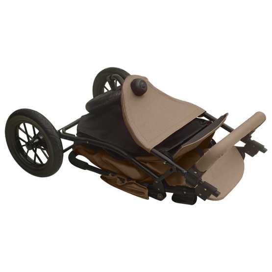 Tvillingvagn Taupe Stål - 1