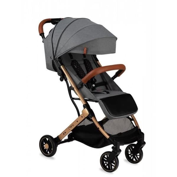 MOMI Estelle ultrakompakt käppvagn - Mörkgrå - Från 0 till 36 månader - Upp till 15 kg