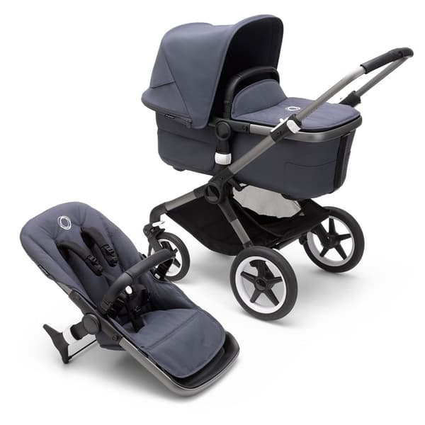 Bugaboo Sisään Fox 3 2 1 Vauva Lastenrattaat Hopeinen