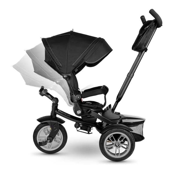 Qplay Lastenrattaat Tricycle Premiun Hopeinen