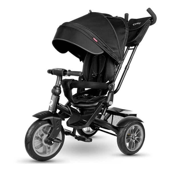 Qplay Lastenrattaat Tricycle Premiun Hopeinen