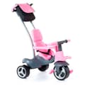 Miniatyrbild 1 av 3: Molto Trychiclo Med Palo Ball Och Gummi Urban Trike 98 Centimeter Rosa
