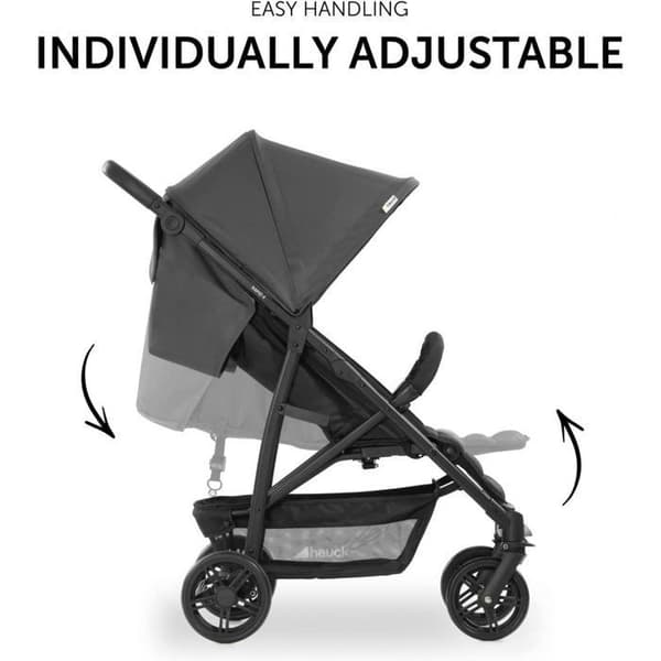 Hauck H-14846-SV-000-S00 Shoppingvagn Rapid 4 Grå