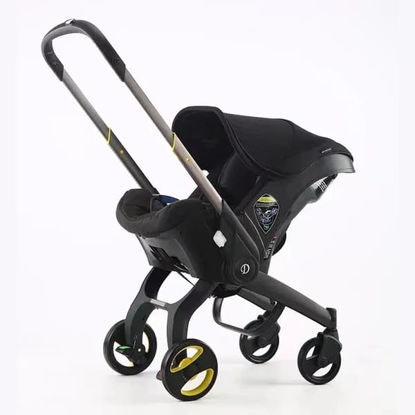 Barnevogn, Letvægtsdesign, Sikkerhedsfunktioner, 4IN1-Rød