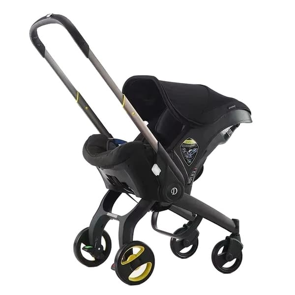 Barnevogn, Letvægtsdesign, Sikkerhedsfunktioner, 4IN1-Rød 4IN1-BLACK