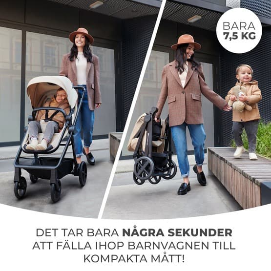 Barnvagn - Nyligt 3In1 Mink Pro Moonlight Grey
