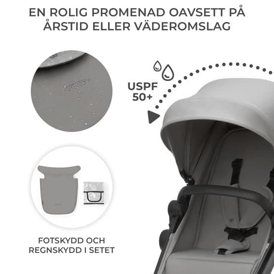Barnvagn - Nyligt 3In1 Mink Pro Moonlight Grey