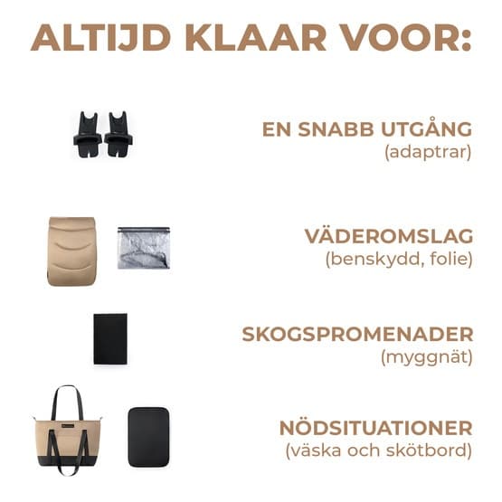 Rattaat - 2W1 Prime 2 Sandrose Beige