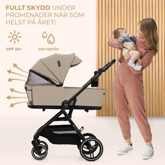 Sittvagn - Yoxi 2In1 Sand Beige