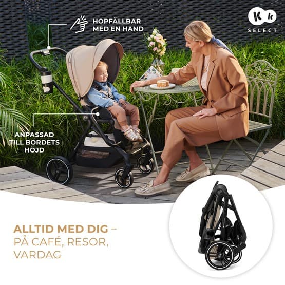 Sittvagn - Yoxi 2In1 Sand Beige