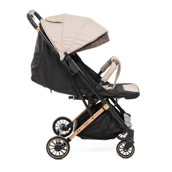 Bebelissimo - Ultra Compact City Barnvagn - Från 0 till 36 månader - Nola - beige