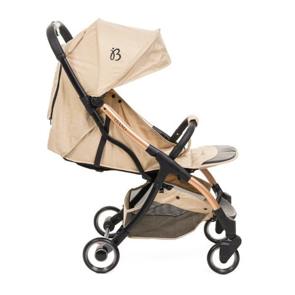 Bebelissimo - Ultra Compact City Barnvagn - Från 0 till 36 månader - Teano - beige