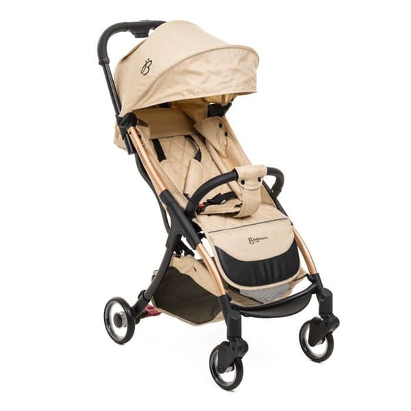 Bebelissimo - Ultra Compact City Barnvagn - Från 0 till 36 månader - Teano - beige