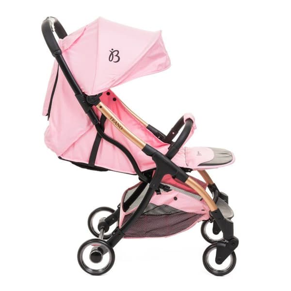 Bebelissimo - Ultra Compact City Barnvagn - Från 0 till 36 månader - Teano - rosa