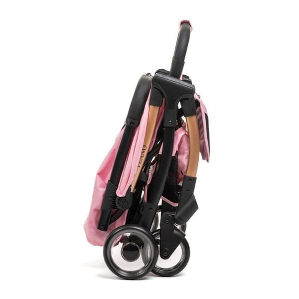 Bebelissimo - Ultra Compact City Barnvagn - Från 0 till 36 månader - Teano - rosa