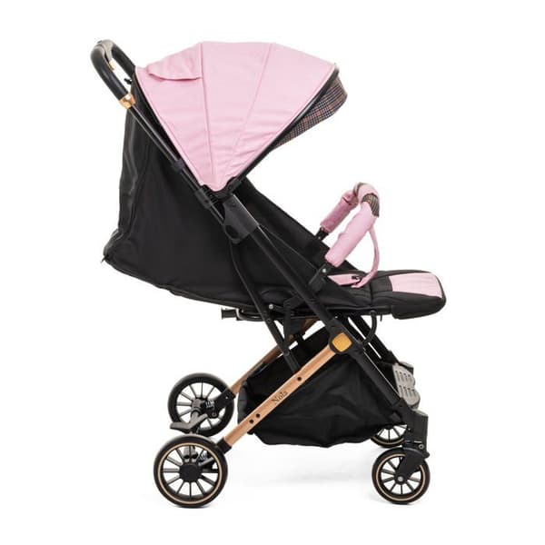 Bebelissimo - Ultra Compact City Barnvagn - Från 0 till 36 månader - Nola - rosa