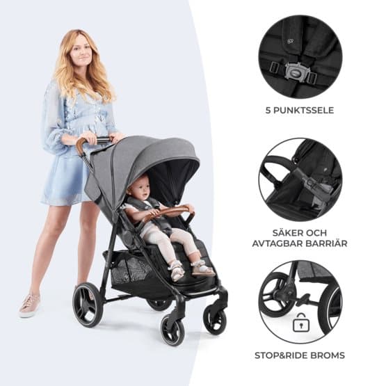 Lastenrattaat - Grande Plus Black