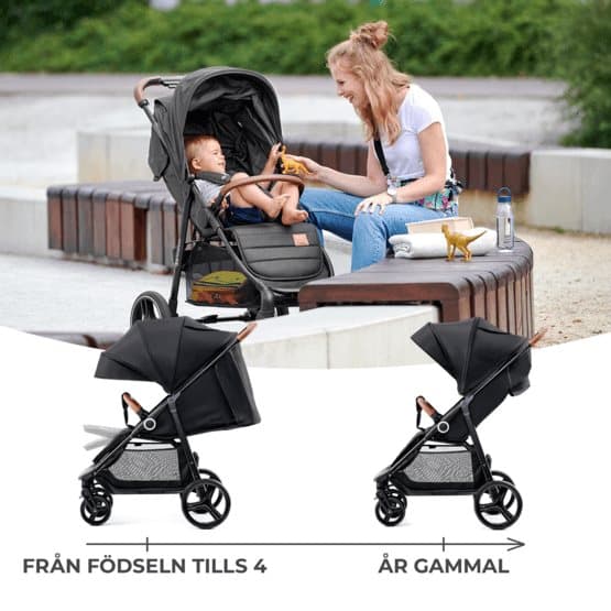 Lastenrattaat - Grande Plus Black