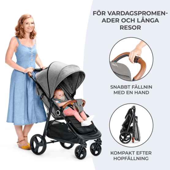 Sittvagn - Grande Plus Grey