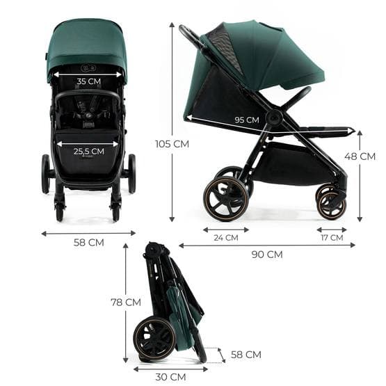 Sittvagn - Mitzy Jade Green