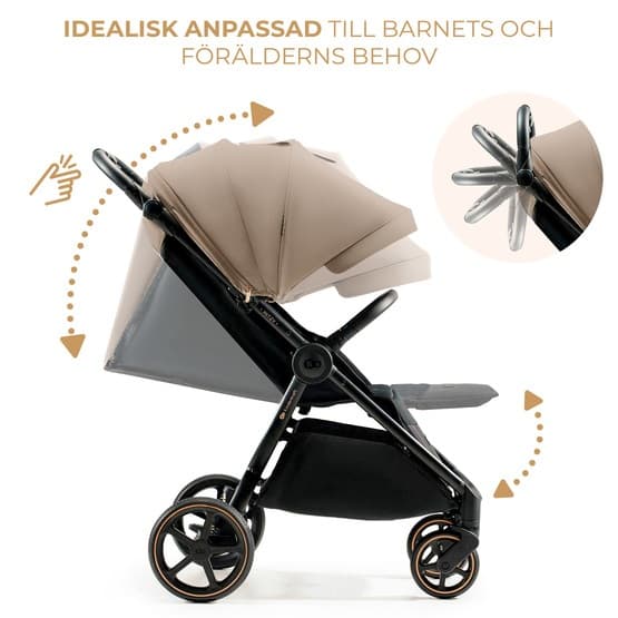 Klapvogn - Mitzy Linen Beige