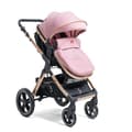 Miniatyrbild 3 av 4: Bebelissimo - Cabriolet vagn - kombinerad - Cabriolet - 2 i 1 - vikt 0-22kg - NYA - rosa