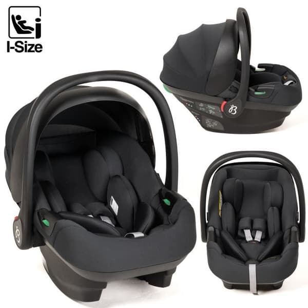 BEBELISSIMO - 3 i 1 trio kombinerad barnvagn - I-storlek 40-87cm bilbarnstol - liggdel - från födseln - upp till 22 kg - Nicea - Guld