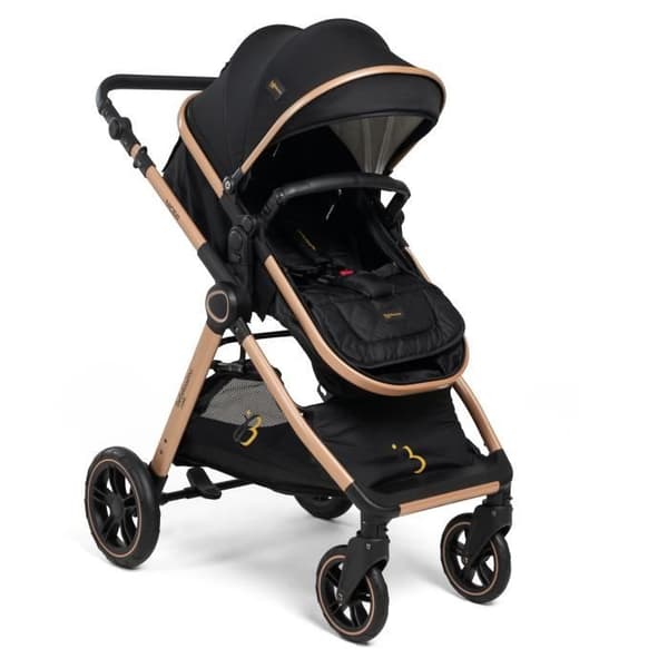Bebelissimo - Cabriolet vagn - kombinerad - Cabriolet - 2 i 1 - vikt 0-22kg - Nicea - svart