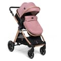 Miniatyrbild 3 av 4: Bebelissimo - Cabriolet vagn - kombinerad - Cabriolet - 2 i 1 - vikt 0-22kg - Nicea - rosa