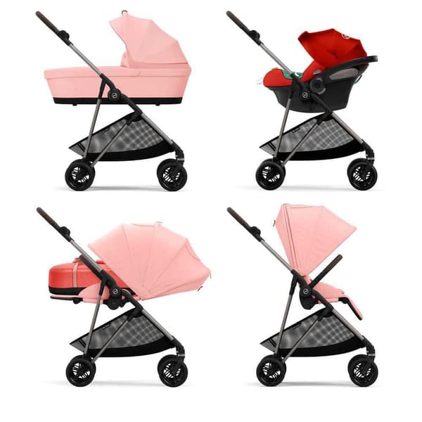 Cybex Melio Barnvagn Rosa