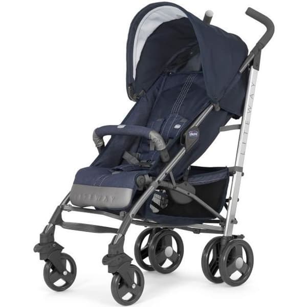 CHICCO LITEWAY Cane Barnvagn Limited Edition Denim