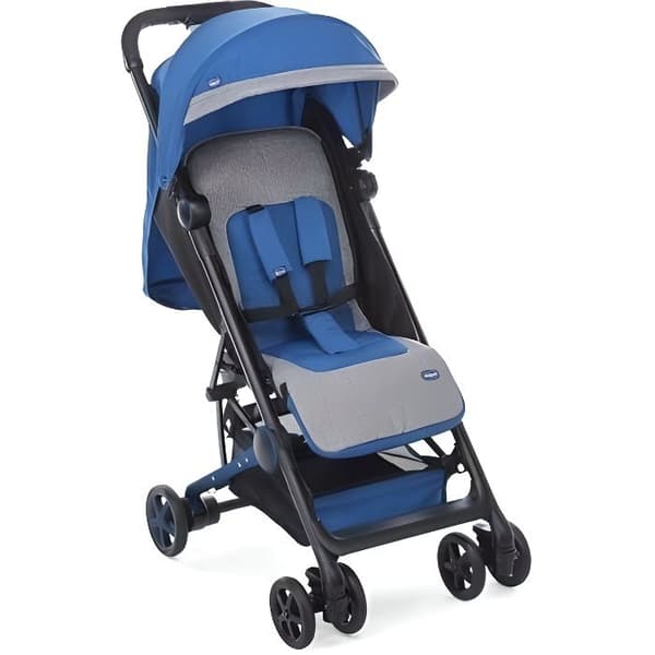 CHICCO MIINIMO Power blå ultrakompakt käppvagn
