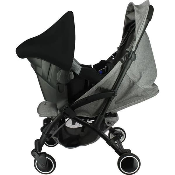 2 i 1 kombinerad barnvagn NANIA LILI 0-36 månader - Justerbart ryggstöd + BEONE EVO R129 bilbarnstol 40-85 cm