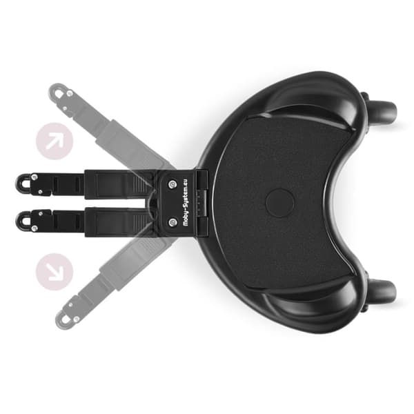 Moby-System Universal Extension til Mr Buggy 2in1 klapvogn med sæde og LED hjul