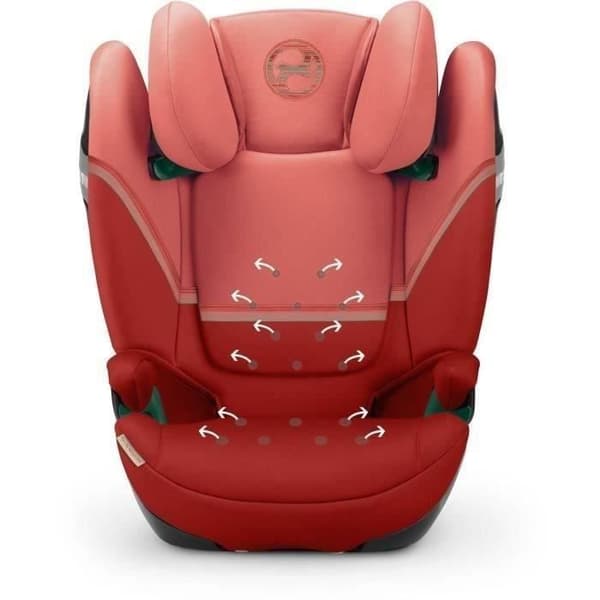 Bilbarnstol Cybex Gold SOLUTION S2 I-FIX 3 till 12 år - Grupp 2/3 - 100 till 150 cm Hibiscus Red | röd