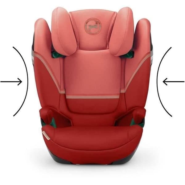 Bilbarnstol Cybex Gold SOLUTION S2 I-FIX 3 till 12 år - Grupp 2/3 - 100 till 150 cm Hibiscus Red | röd