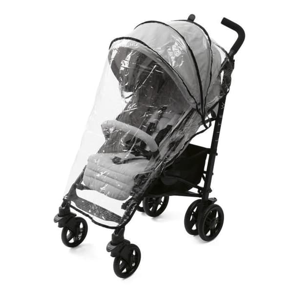 CHICCO Liteway 4 Barnvagn - Från födseln - Upp till 22 kg - 5-läges lutande ryggstöd - Svängbara framhjul - Grå